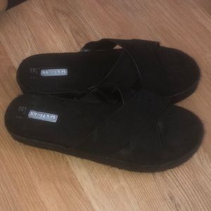 Primark Black Platform Sandals